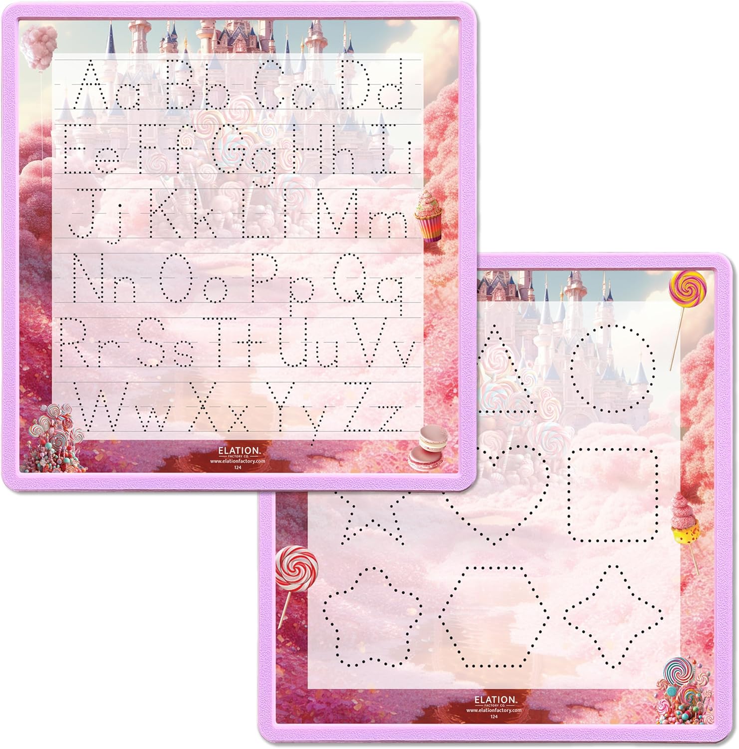 Kid's Name Tracing Board | Dry Erase Letter Tracing | Reusable Name Board | Alphabet Letters | Personalized | Candy Theme