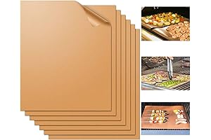 Yoshi Copper Grill and Bake Mats (7-Pack)