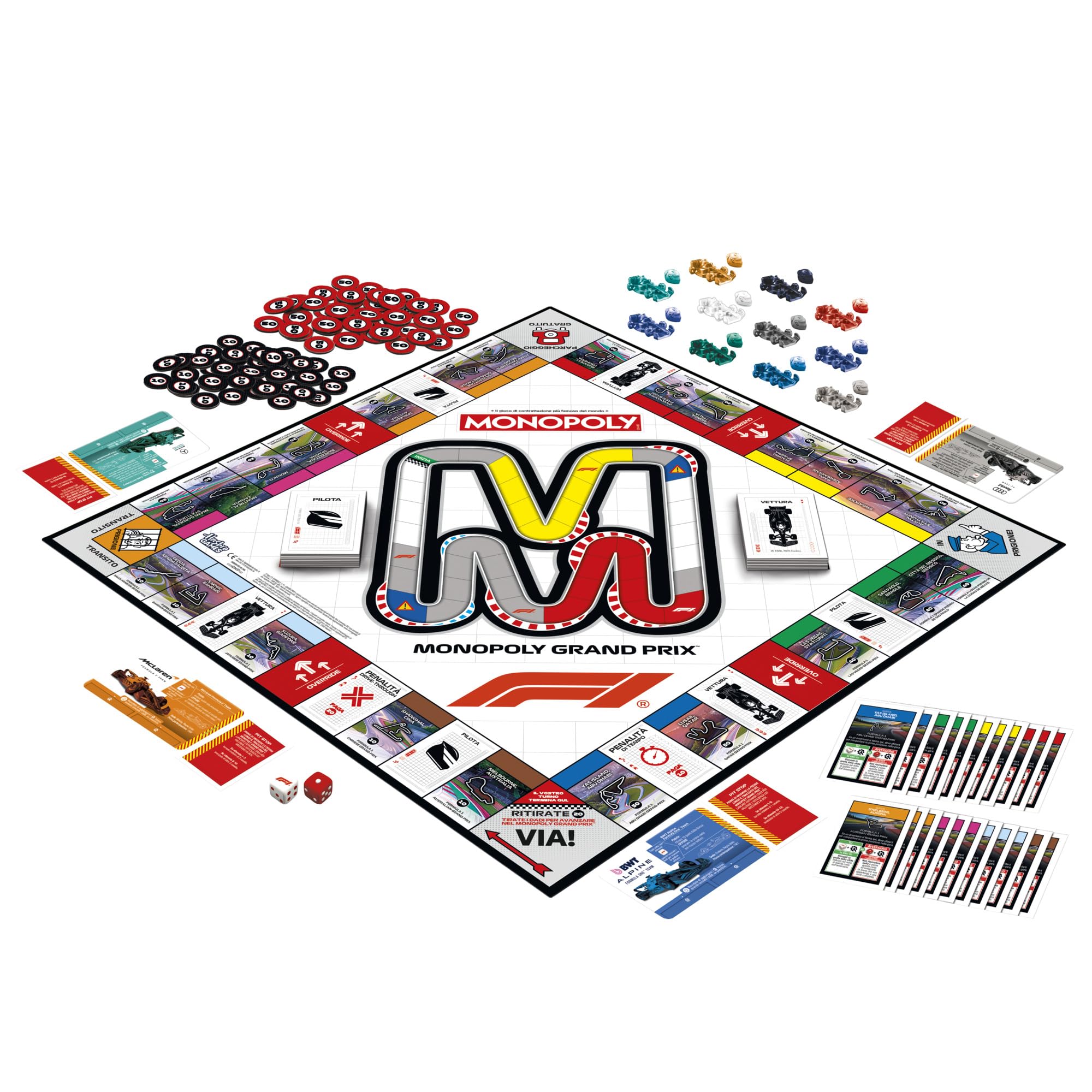 Gioco da tavolo Monopoly edizione F1