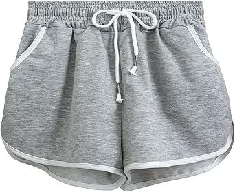 RAKUKOU レディース ショートパンツ 綿混 スポーツ 短パン 夏 ポケット付き カジュアルウエア 柔らかい 通気性 伸縮性 吸汗 速乾 ヨガ ランニング