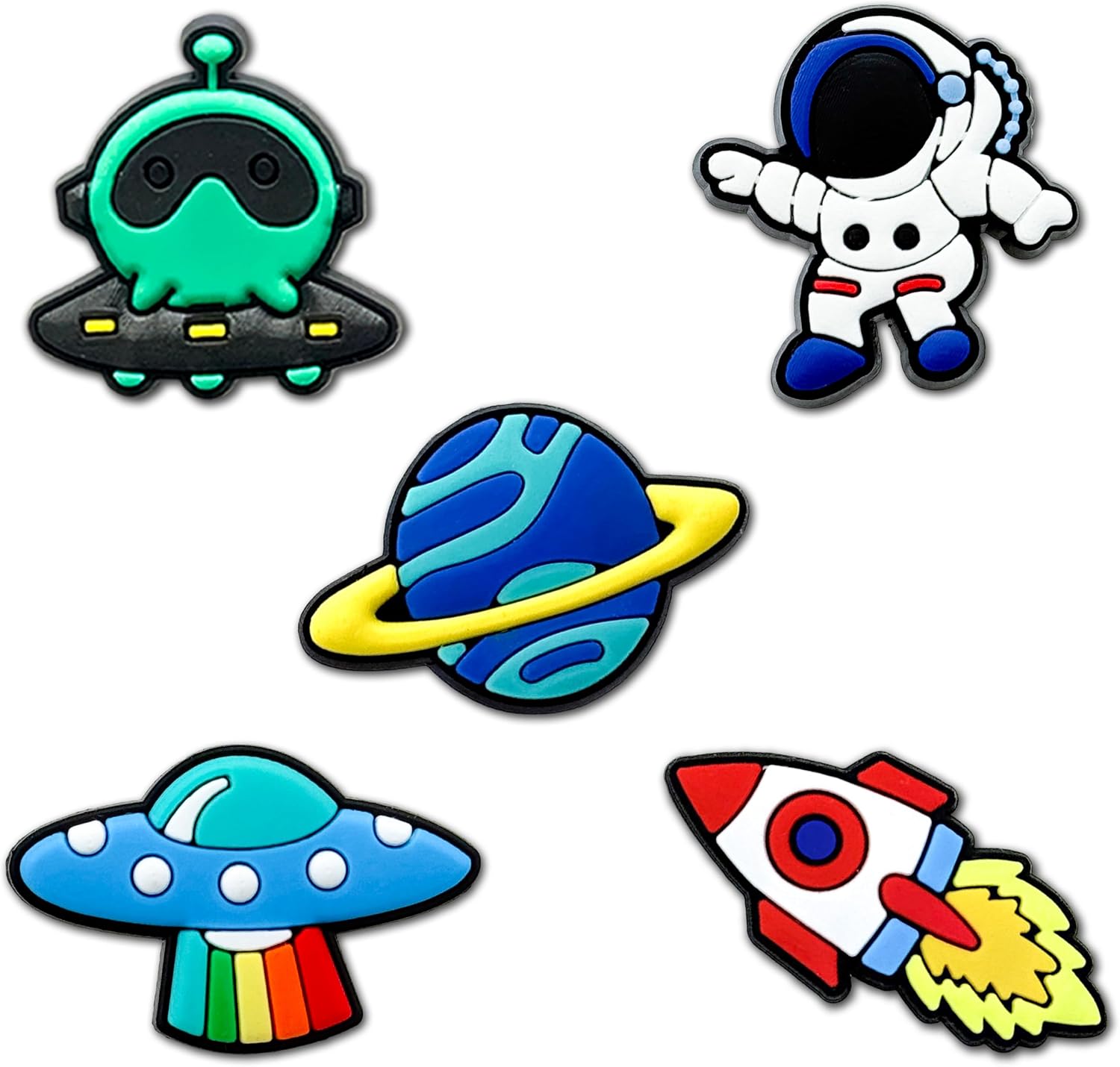 30/50/100 PCS Cool Random Croc Charms for Boys Teens Men