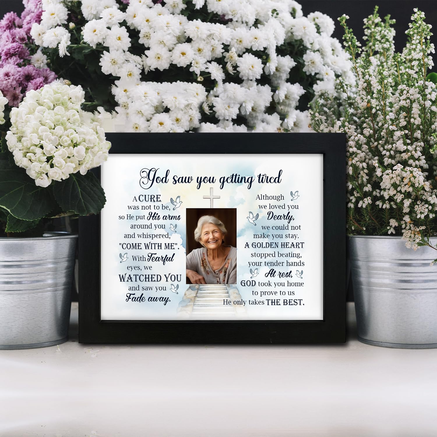 Amazon.co.jp: メモリアルシャドーボックス - God Saw You Getting