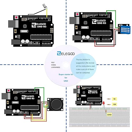 Miniatura 6 de Súper kit de iniciación Proyecto Uno Elegoo con tutorial para Arduino