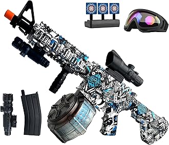 - Large Gel Splat Blaster, Electric Gel Splat Blasters Kit, for Team Game-Optimal Gifts - Ages 14 +