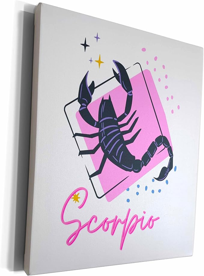 3dRose Museum Grade Canvas Wrap - Image of a Zodiac Sign Scorpio Mary Aikeen-Zodiac Sign