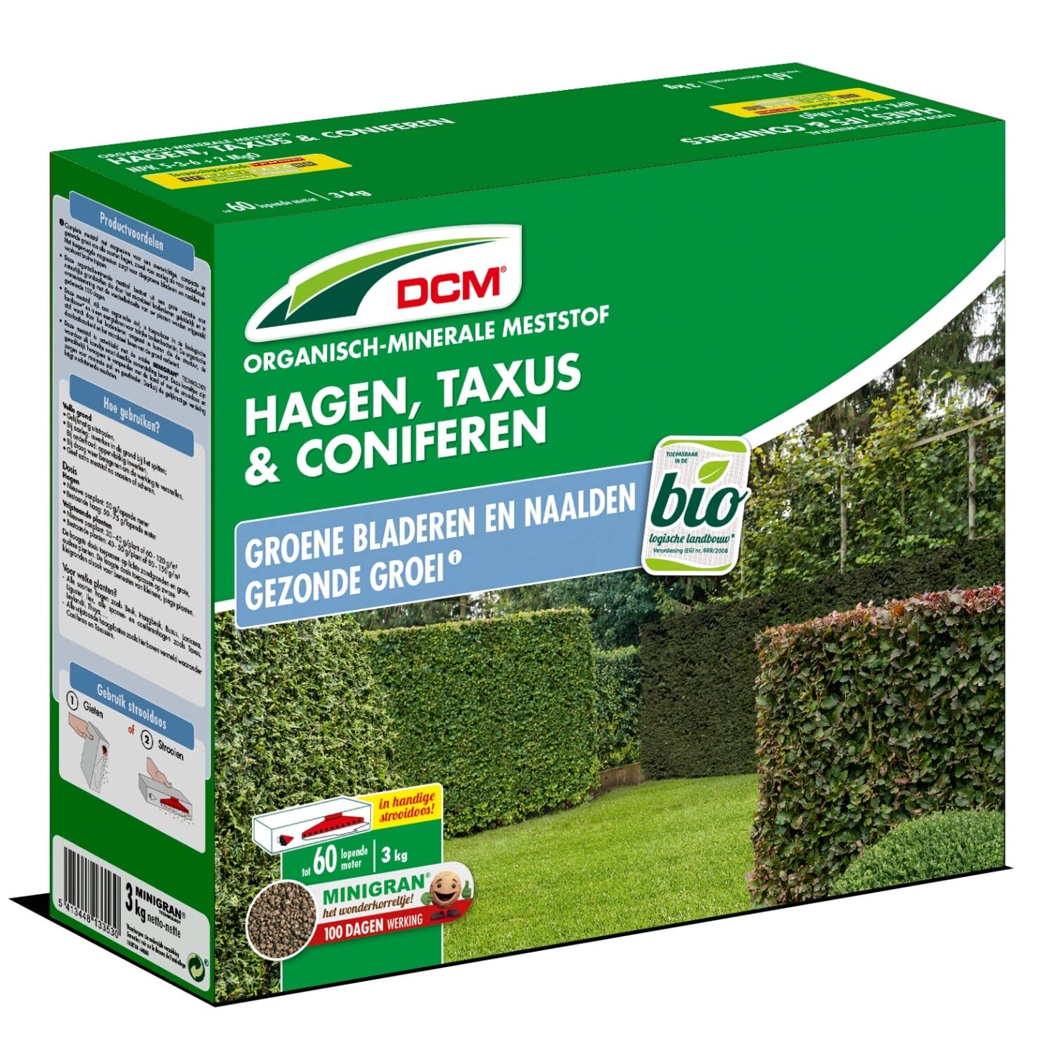 DCM Meststof Taxus, Hagen & Coniferen 3 kg
