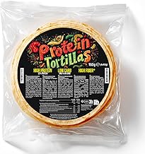 Protein Tortillas – Wrap Protein 4x40g – Piadina Keto High Protein (22%), High Fiber (26%) – Low Carb (11%) – Ideal for Protein and Low Calorie Diet