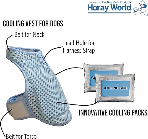 Miniatura 3 de Innovador paquete de enfriamiento para chaleco de refrigeración para perros (XL)