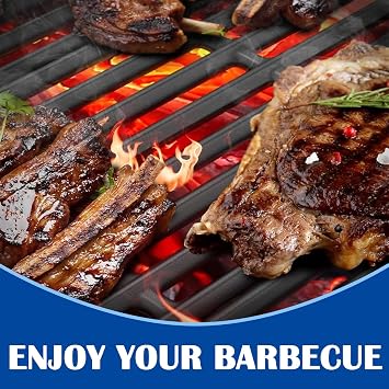 SafBbcue Searwood Grates for Weber Searwood 600 ペレットグリルパーツ 17.25インチ 鋳鉄グリルグリッド ウェーバーウッドペレット用 1500120 グリルパーツ