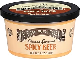 New Bridge Cheese Spread, 7 oz, 12 Pack (7 oz, Spicy Beer)