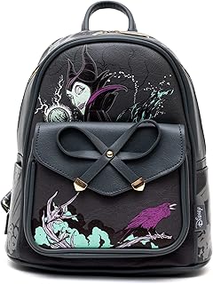 KBNL Villains - Maleficent 11inch Vegan Leather Mini Backpack - A21728,Multicoloured,Medium