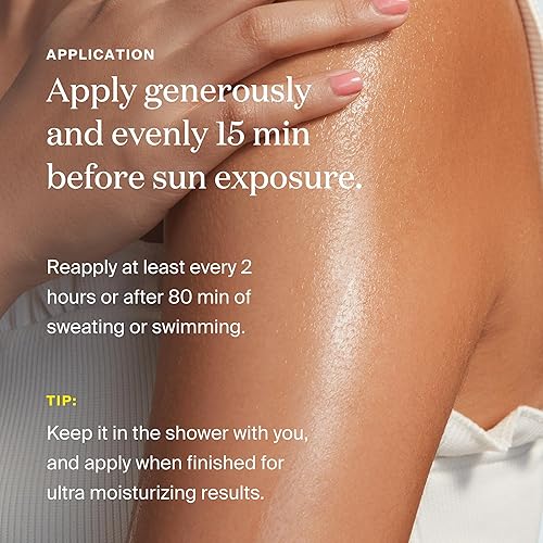 Miniatura 4 de Supergoop Aceite brillante 50 fl oz  SPF 50 PA Hidratante nutritivo vitamina E aceite corporal  seguro para arrecifes protección solar de amplio