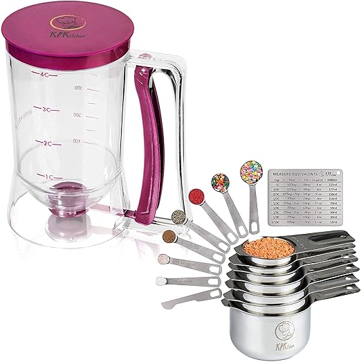 KPKitchen Pancake & Cupcake Batter Dispenser and Stainless