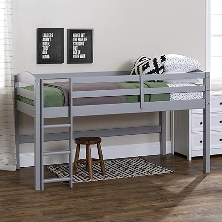twin size low loft bed