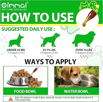 Dog Dewormer, Natural Herbal Supplement for Dogs, Dog Herbal Cleanse, Digestive Support, Gut Health, Dewormer for Dog Puppy & Kitten, 60ML