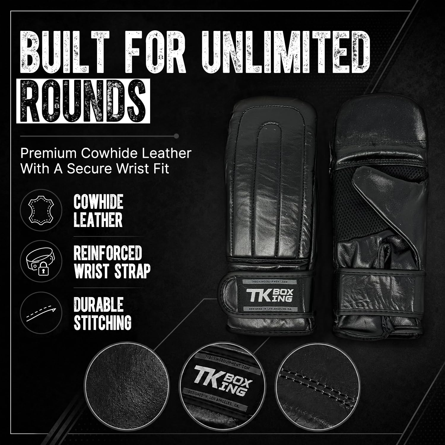 TK Gladiator-Boxhandschuhe, perfekt für Handstärkung, Boxen, Kickboxen, MMA für Männer und Frauen