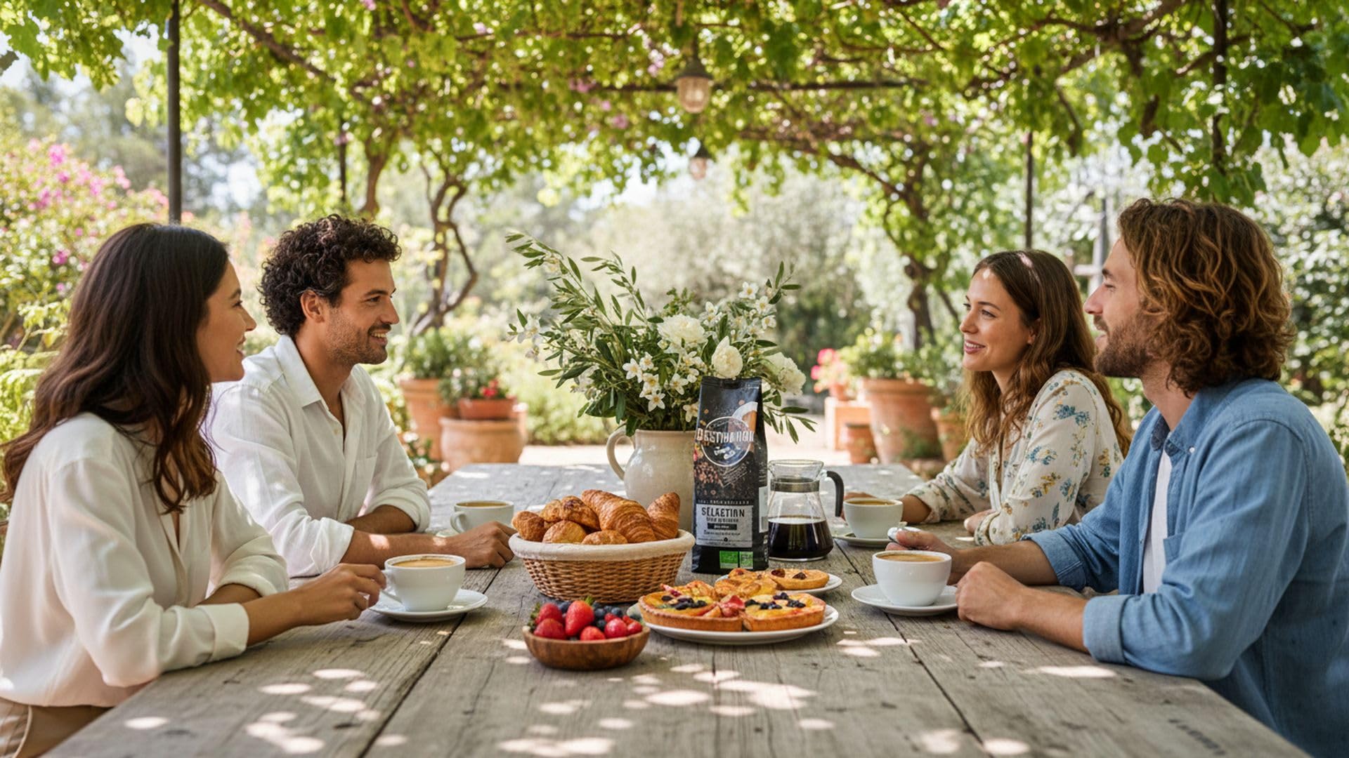 Destination Café Ecológico en Grano 1 kg Café de Especialidad 100% Pur Arábica Orgánico Tostado Artesanalmente Intensidad Alta