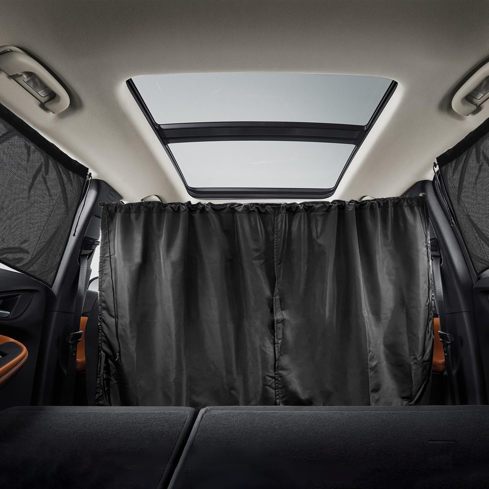 Cortinas de protección solar para coche, TOATELU para ventana, oscurecimiento para la parte delantera del coche, parte trasera del coche, protección solar de los rayos UV y para proteger la