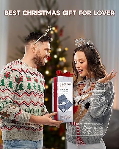 Miniatura 5 de Almohadilla térmica para aliviar el dolor de espalda, almohadillas térmicas MAVOKIS para calambres con apagado automático grande, 6 ajustes de