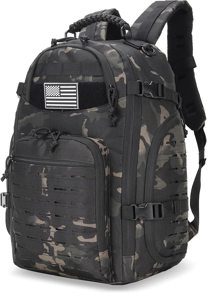 W WINTMING 35L Tactical Backpack for Men Heavy Duty