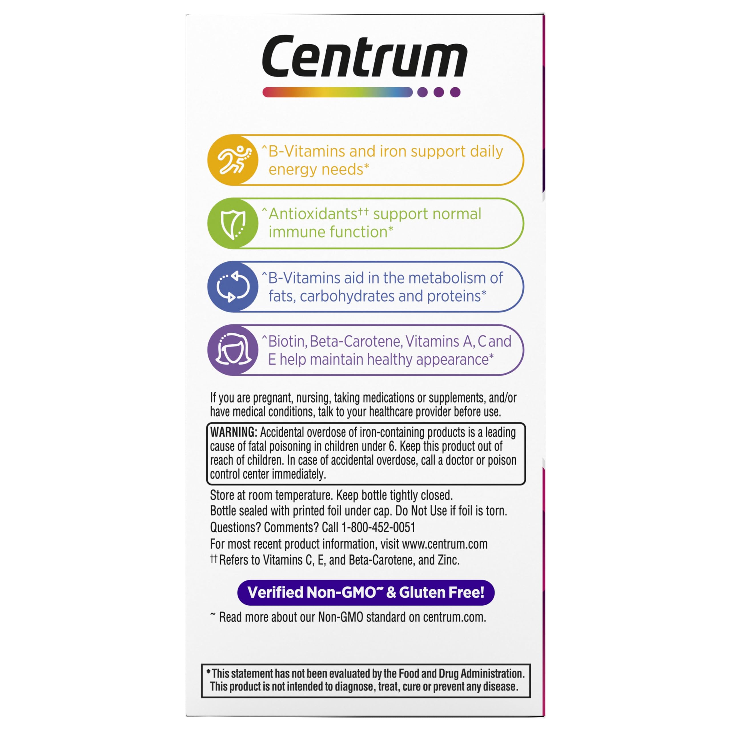 Centrum Multivitamin for Women 18 and Over, 65 Tablets — Amazon image 12