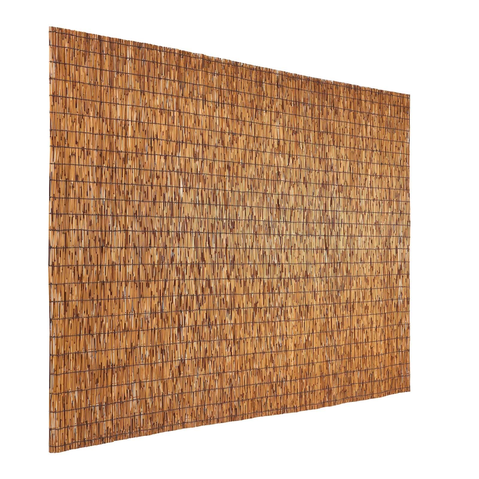 Condition photo showing New/Like New for vevor natural reed fencing, 6 ft x 16.4 ft, decorative natural reed fencing roll, decorative fence for backyard garden divider, privacy screen panel curtain for balcony 