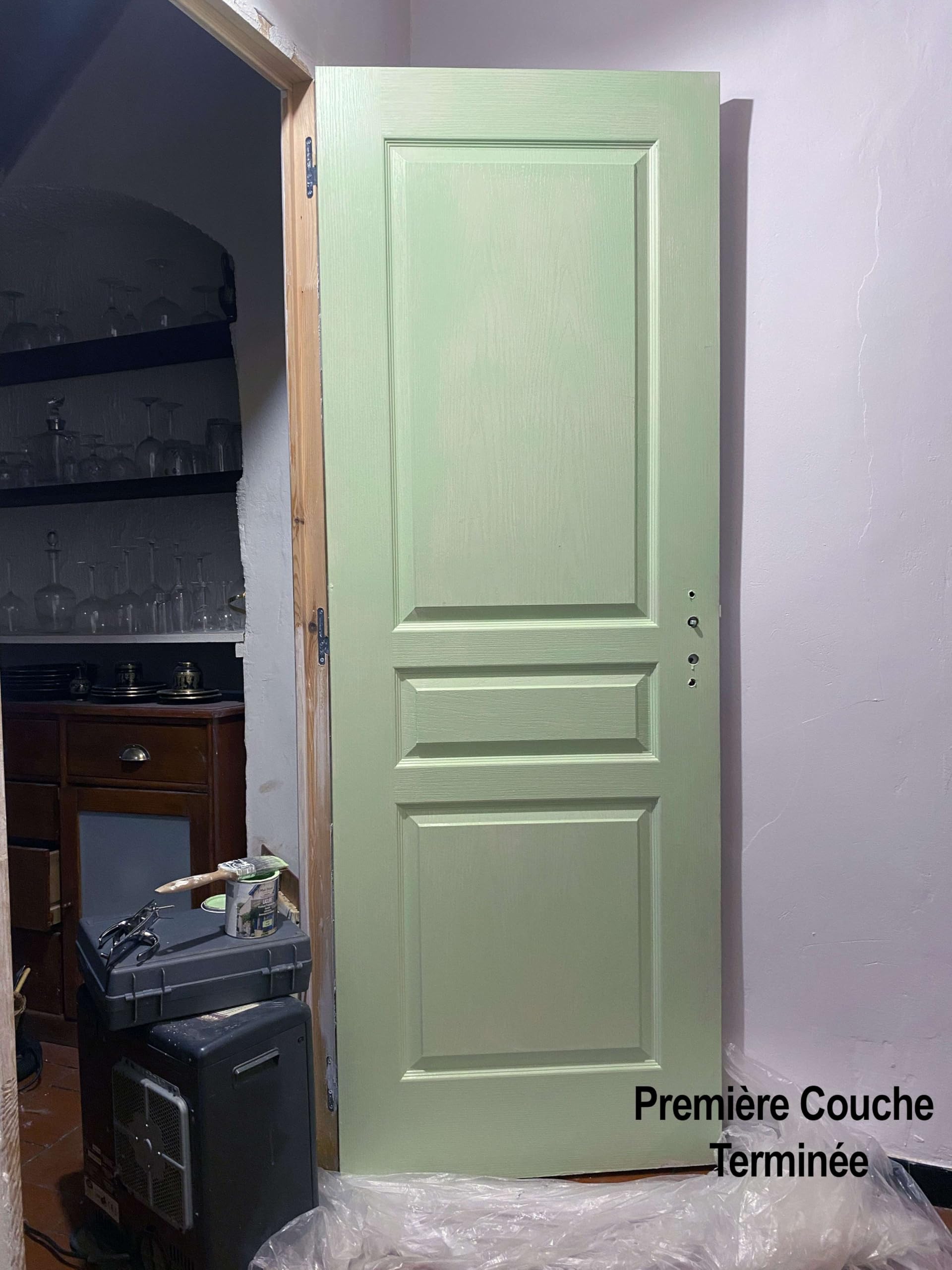 Acrílico Verde Claro 1L Lasure Mate para madera y metal interior y exterior 12m² - (Midi Decor)