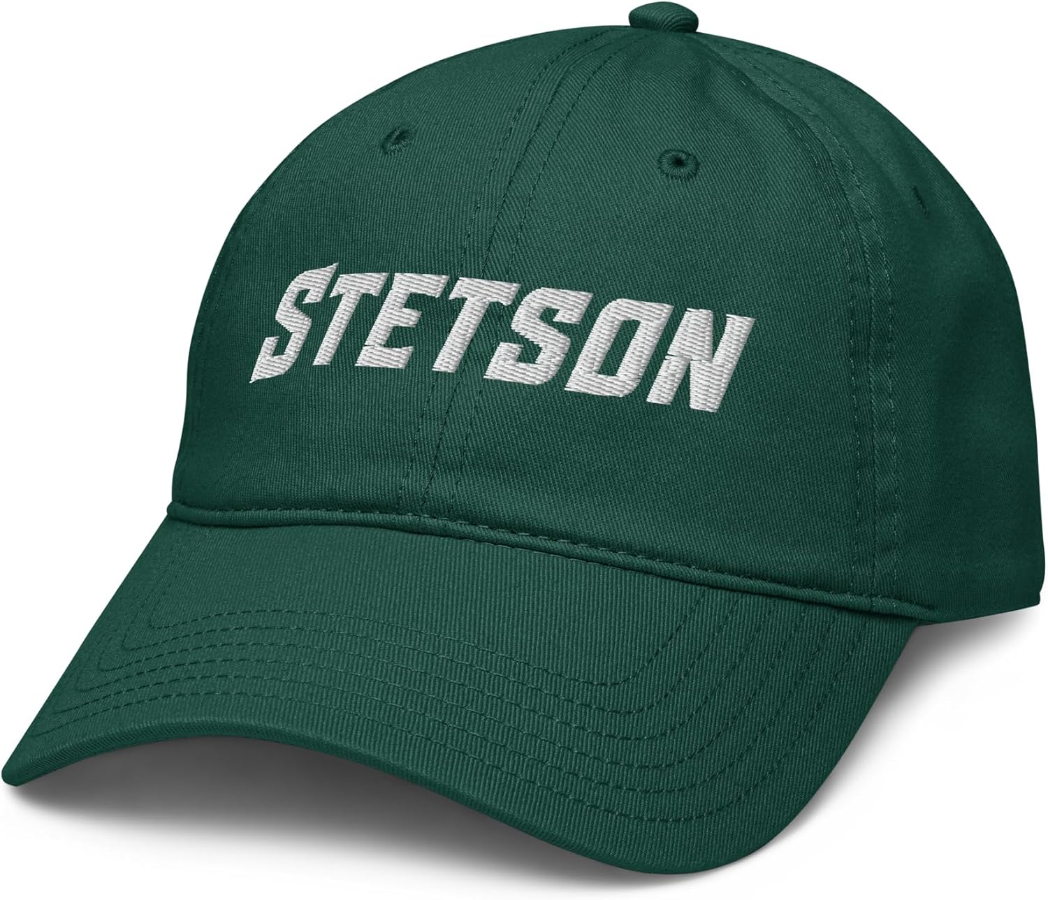 Stetson Hatters Title Green Officially Licensed Adjustable Baseball Hat
