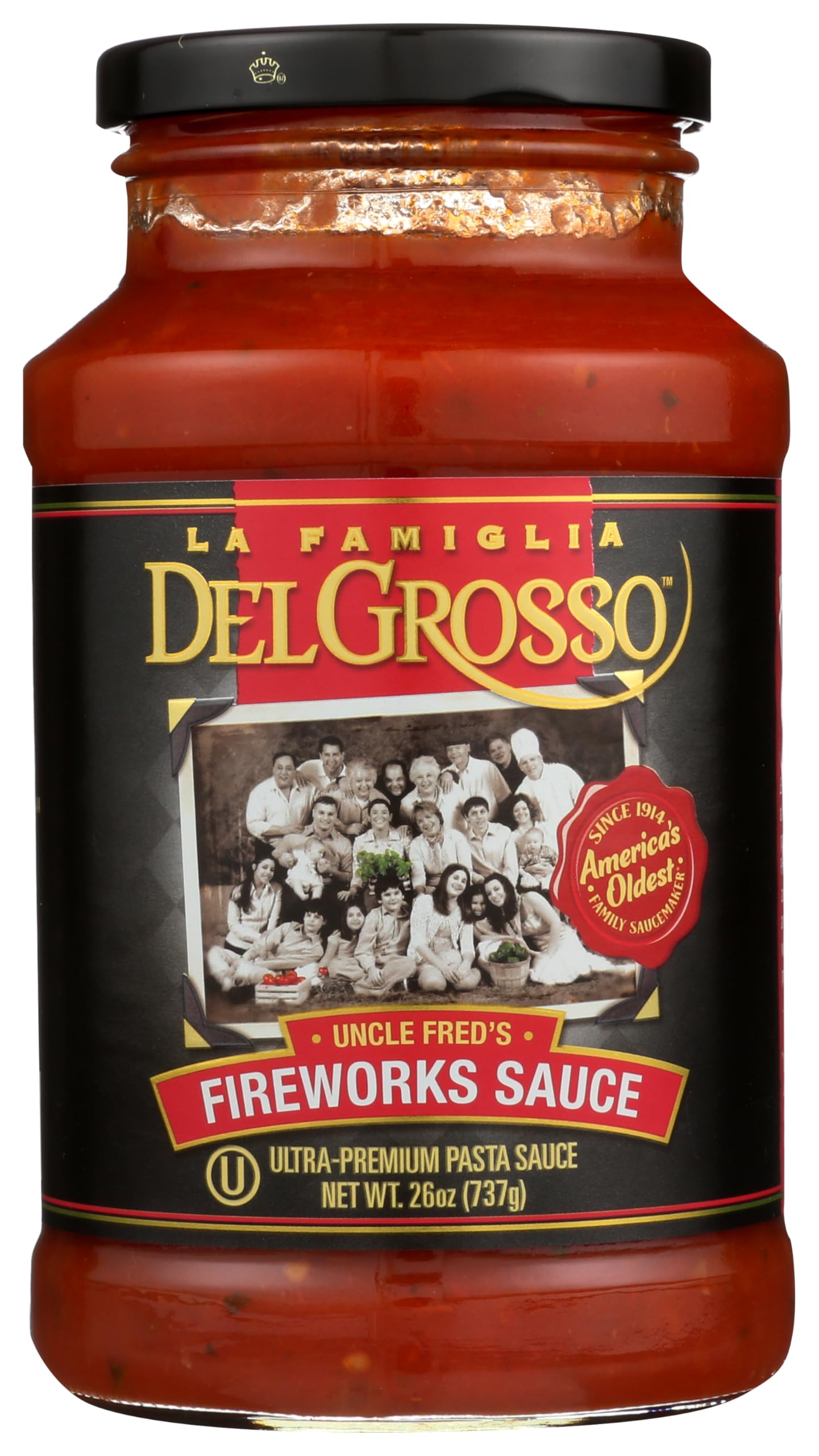 La Famiglia Delgrosso Sauce Pasta Fireworks, 26 oz