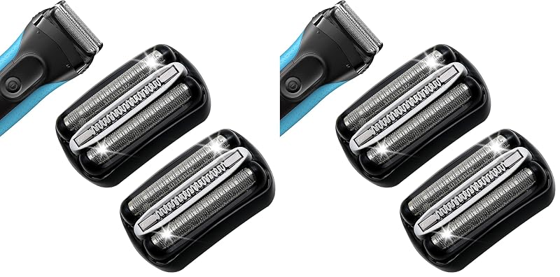 Cabeças de reposição para barbeador elétrico Series 3 32B Muyfguo compatíveis com S3, pacote com 2