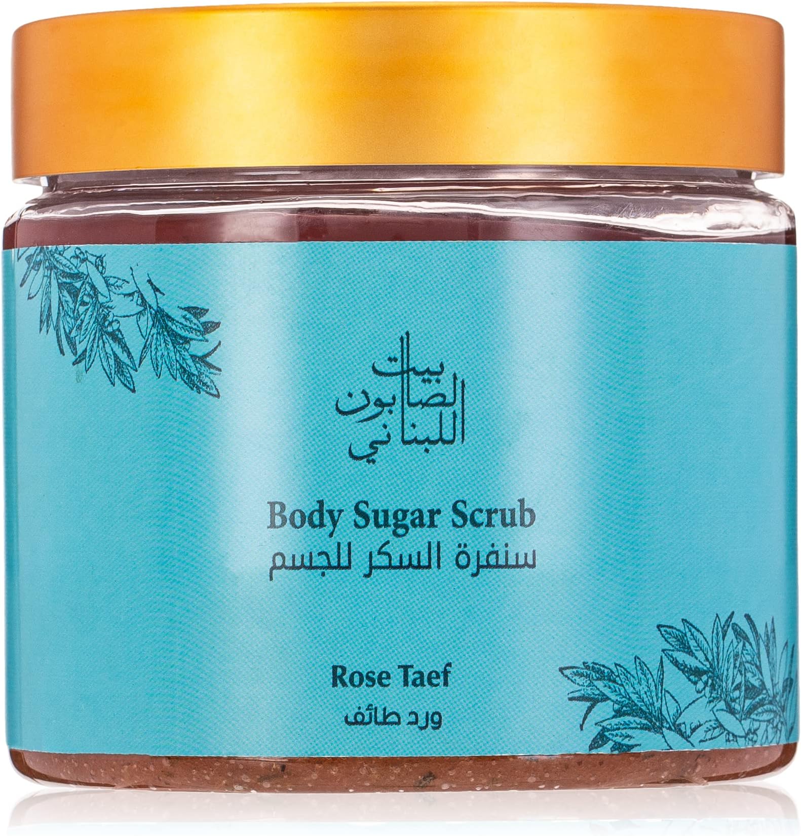 Bayt Al Saboun Al Loubnani Body Sugar Scrub - Rose Taef, 500 grams