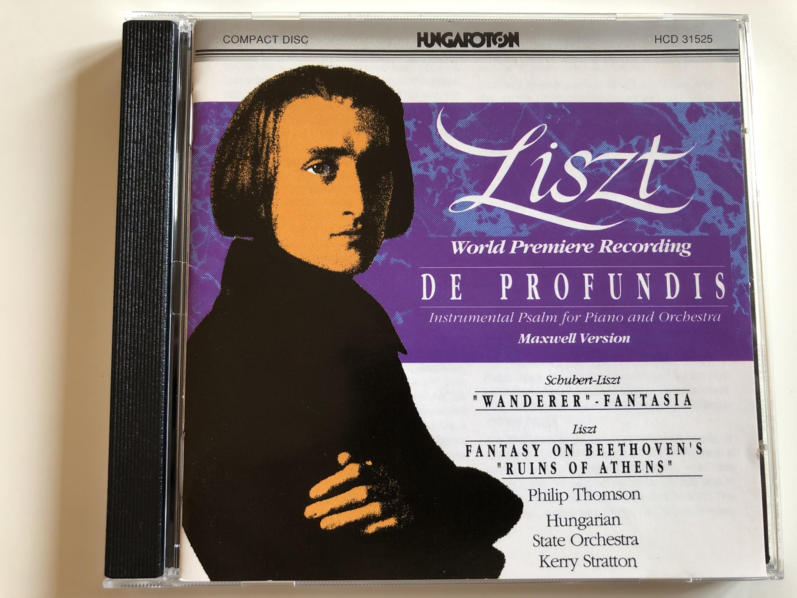 de Profundis / Wanderer Fantasy [Audio CD] Schubert, Franz; Liszt, Ferenc and Liszt Franz