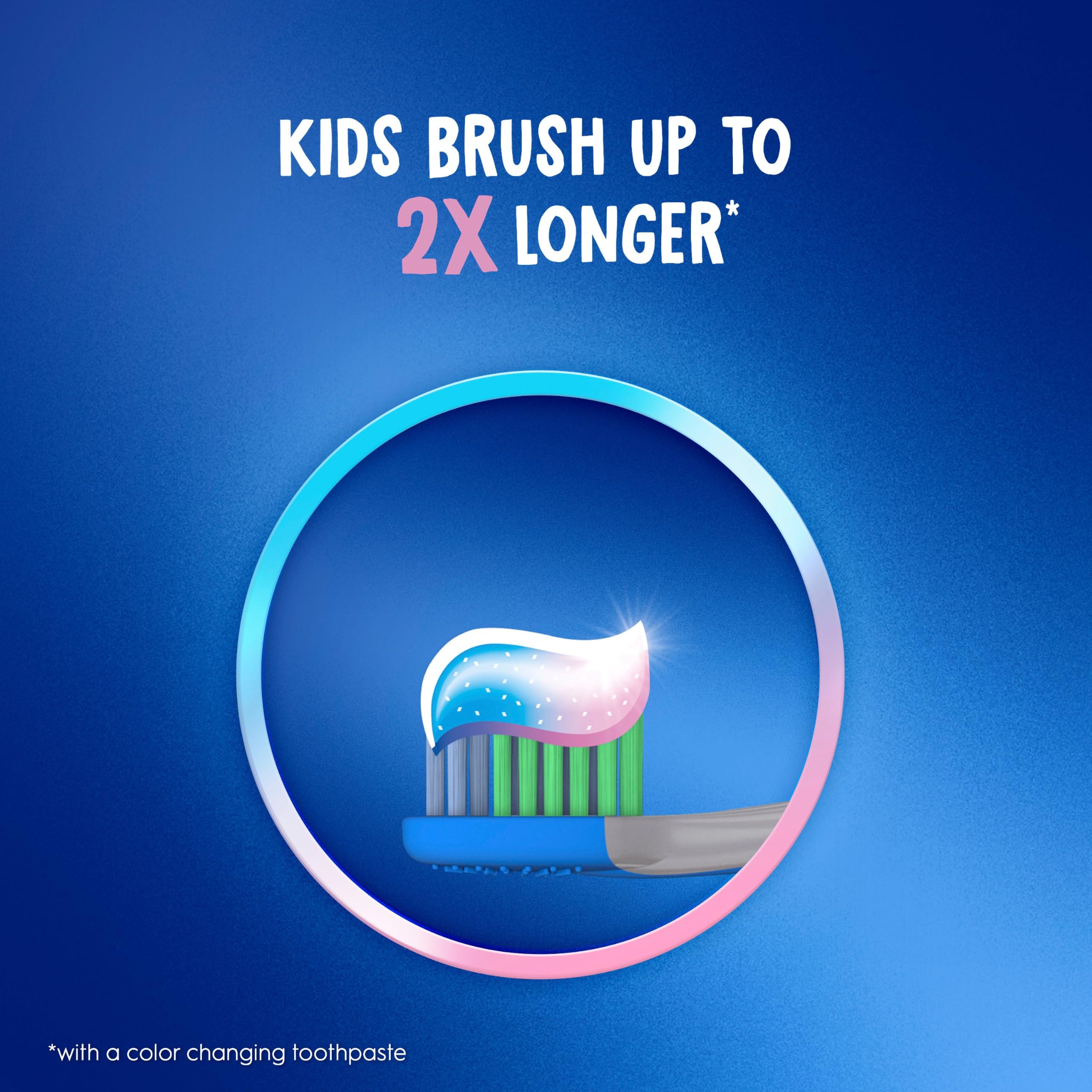 Crest Advanced Kids Toothpaste - Color Changing! -4 Crest Advanced Kids Toothpaste - Color Changing! -4
