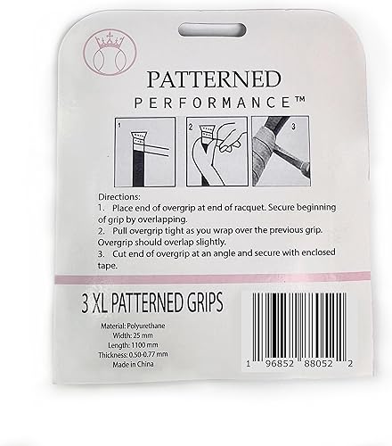 Miniatura 9 de Cinta de agarre para raqueta de tenis - Agarres de tenis personalizables y con tacto de humedad - Agarre antideslizante para raqueta de tenis