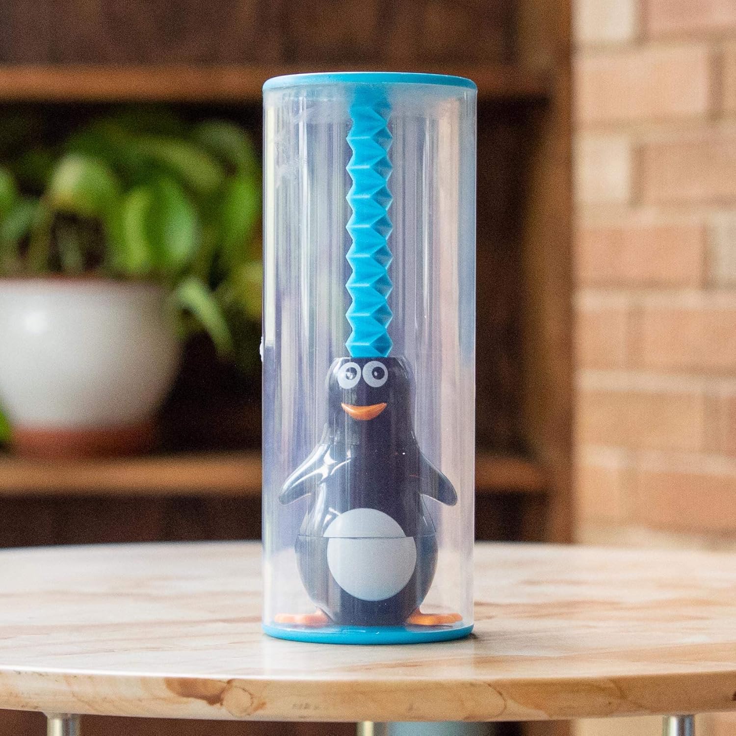 Fat Brain Toys Wiggle Stix - Penguin - Wiggle Stix Waddlers - Penguin Baby Toys & Gifts for Ages 1 to 5