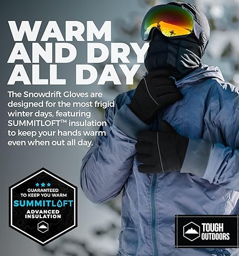 Miniatura 2 de Guantes de esquí y nieve de invierno para hombres y mujeres diseñados para esquí en clima frío, snowboard y palear