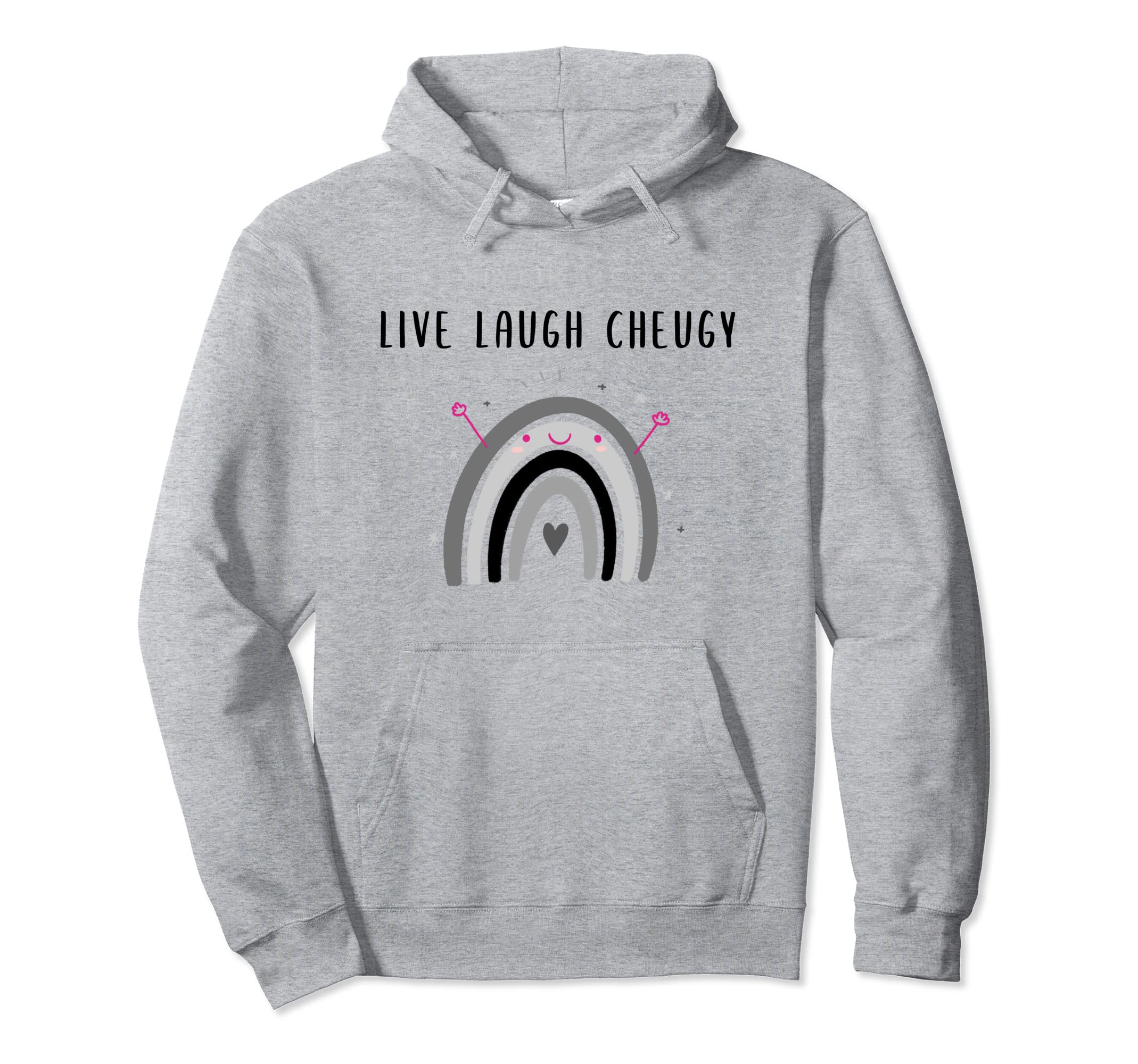 Live Laugh Cheugy Funny Sassy Boho Chic Millennial GenZ Meme Pullover Hoodie