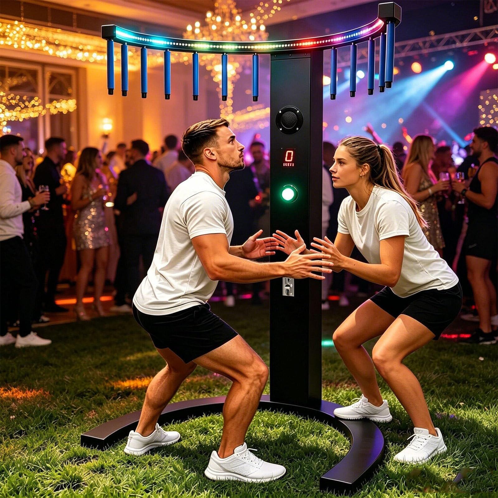 HaiZethonic Arcade Game Machine,Hand Eye Coordination Training Catching Stick Game Reflex Sticks,Catching Stick Arcade Game,3 Game Modes, Three Game Modes,For Party/Events/Carnivals/Bars