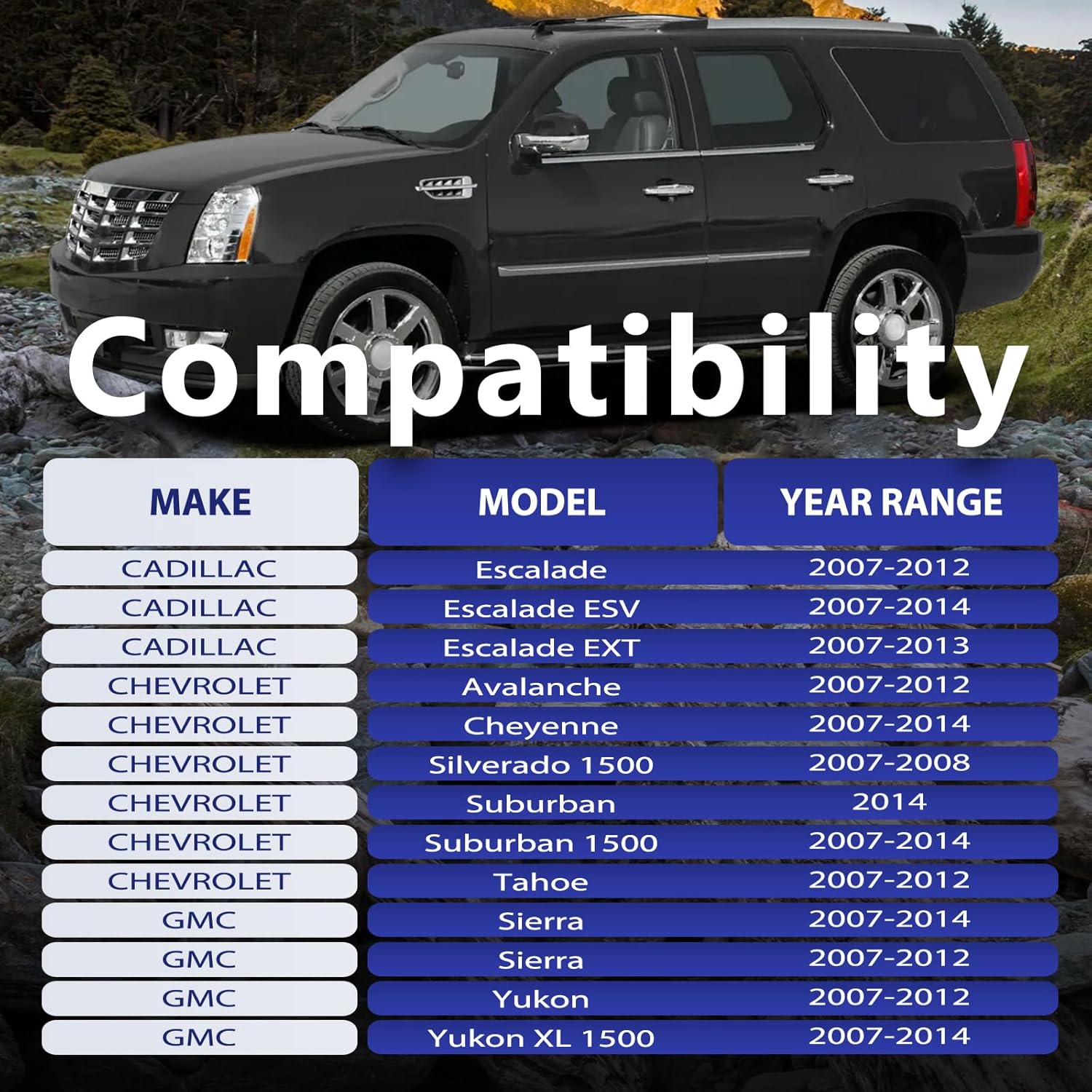 Intermediate Steering Shaft Column 425-184 Compatible with Chevrolet Silverado 1500, Cheyenne, Suburban, Tahoe, Cadillac Escalade, GMC Sierra 1500, Sierra 1500 Limited, Yukon XL