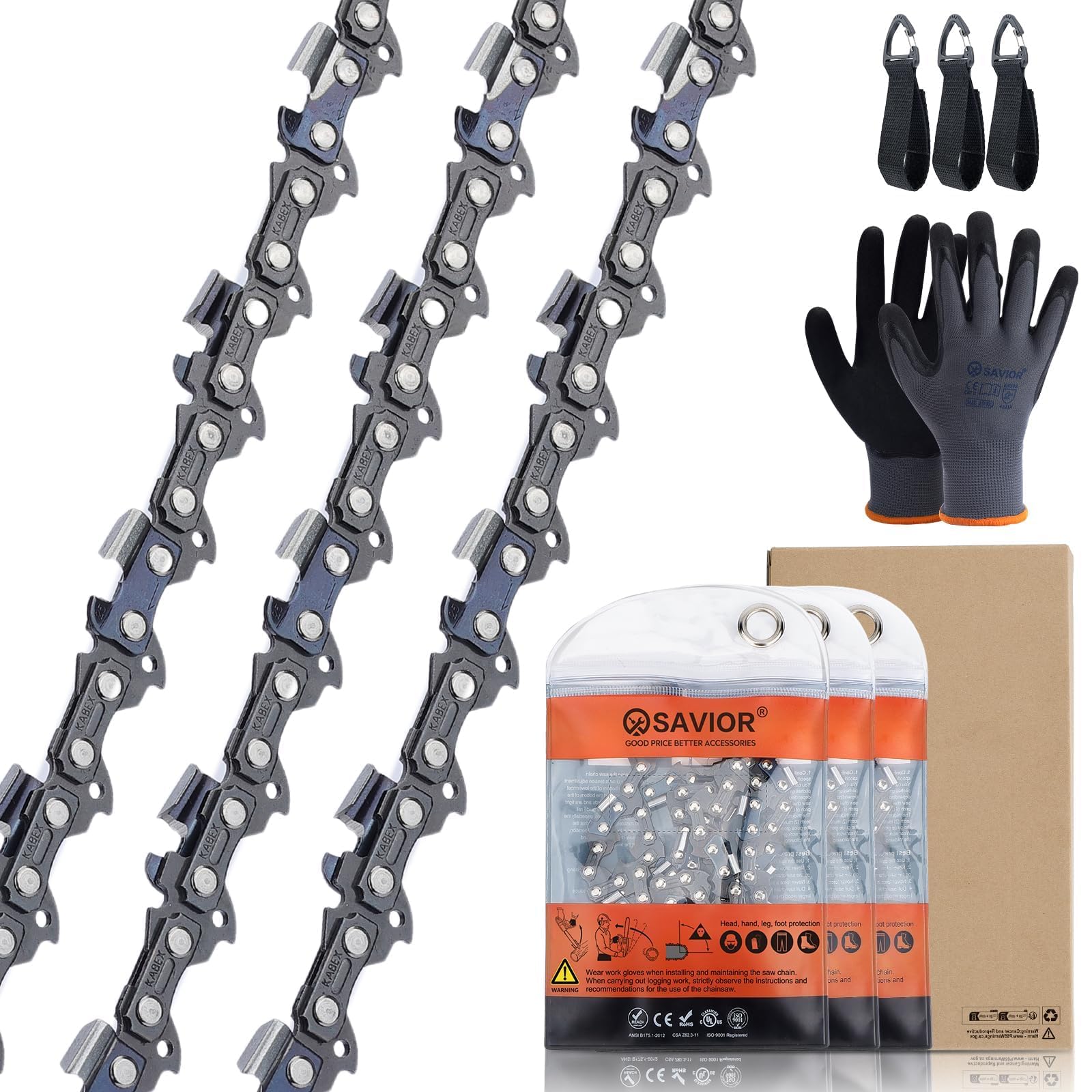 Amazon.com: Savior 3Pack 18 Inch Chainsaw Chain Replace Stihl 63