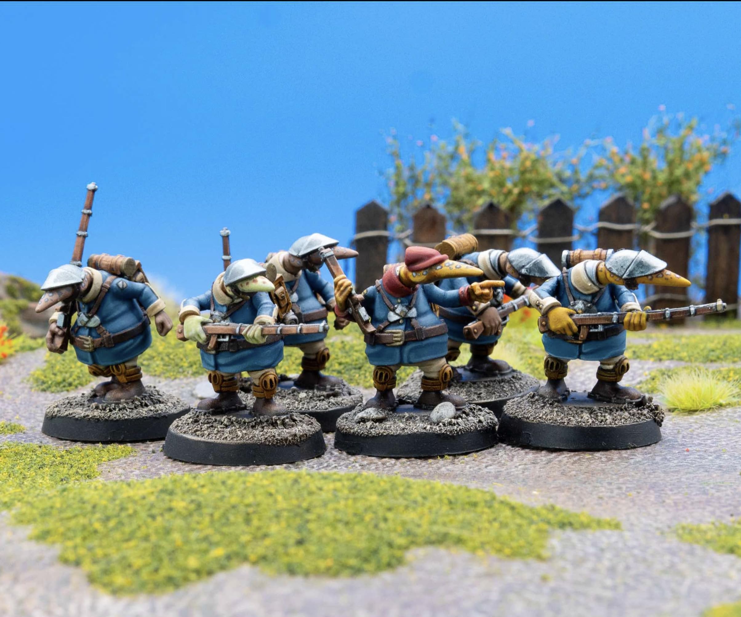 Wargames Atlantic, This Quar's War, Quar Coftyran Infantry, 28mm Hard Plastic Miniatures, Brown and Metallic, Small