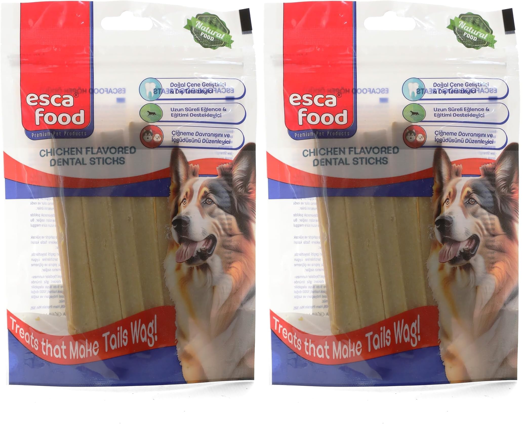 Dental Çubuk Tavuk Eti Aromalı 100 Gram Köpek Ödül Maması 2li paket