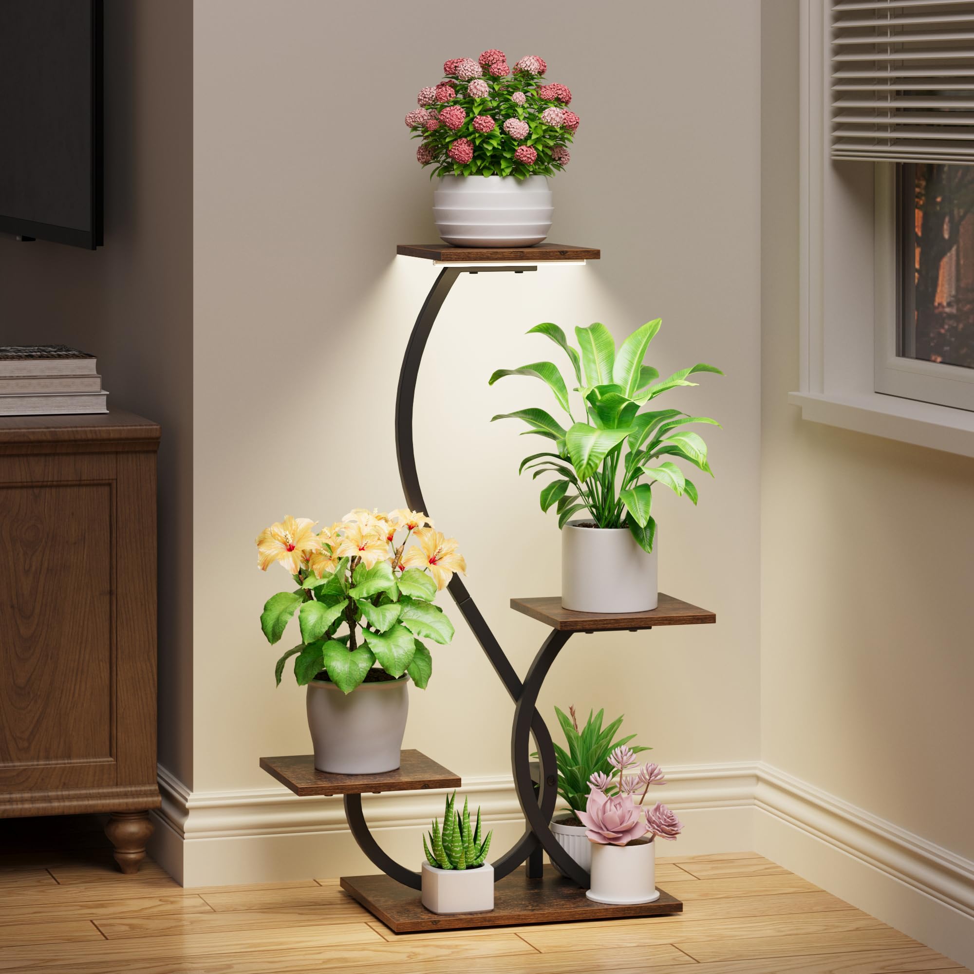 BACEKOLL Plant Stand with Grow Light