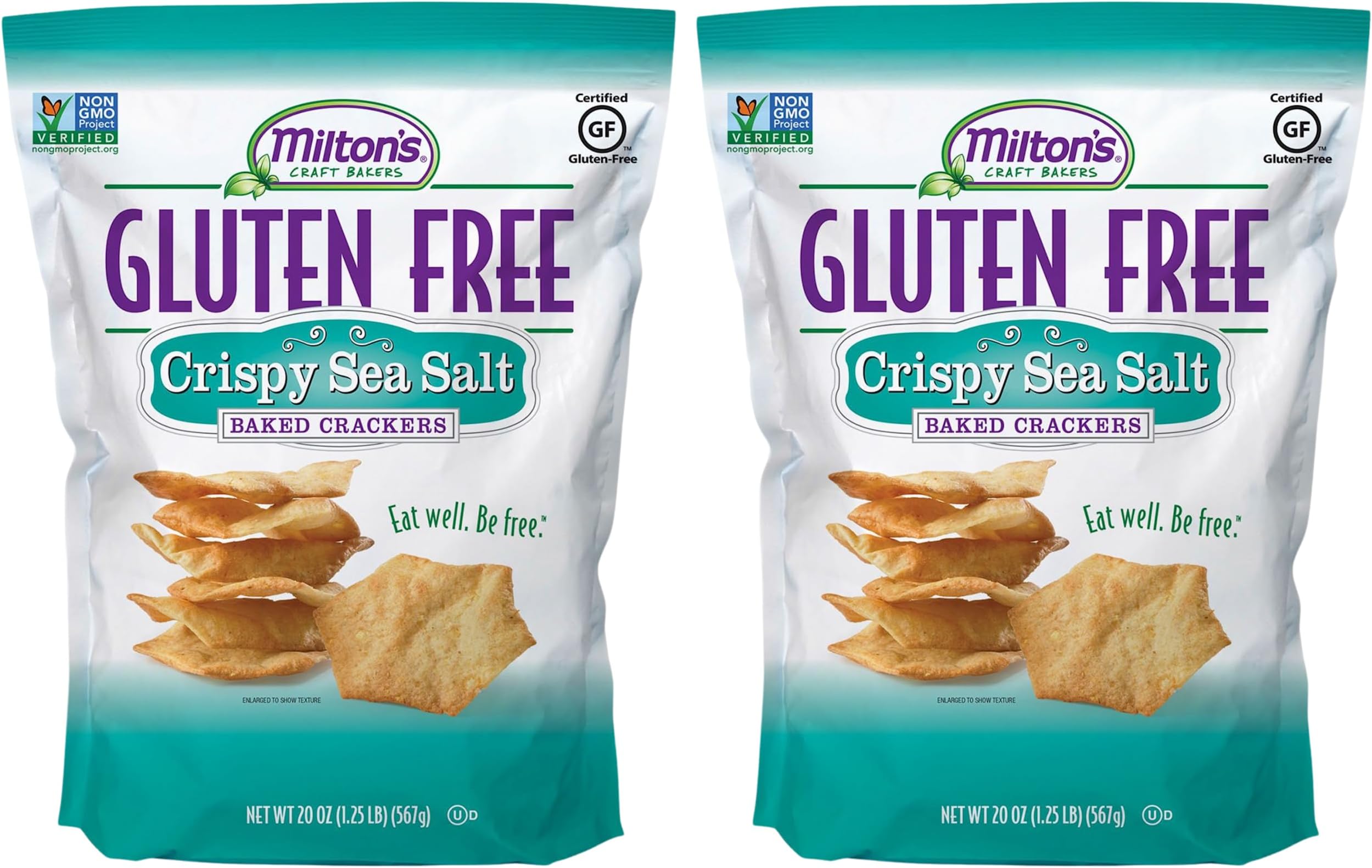 Milton's Craft Bakers Gluten Free Crispy Sea Salt Crackers
