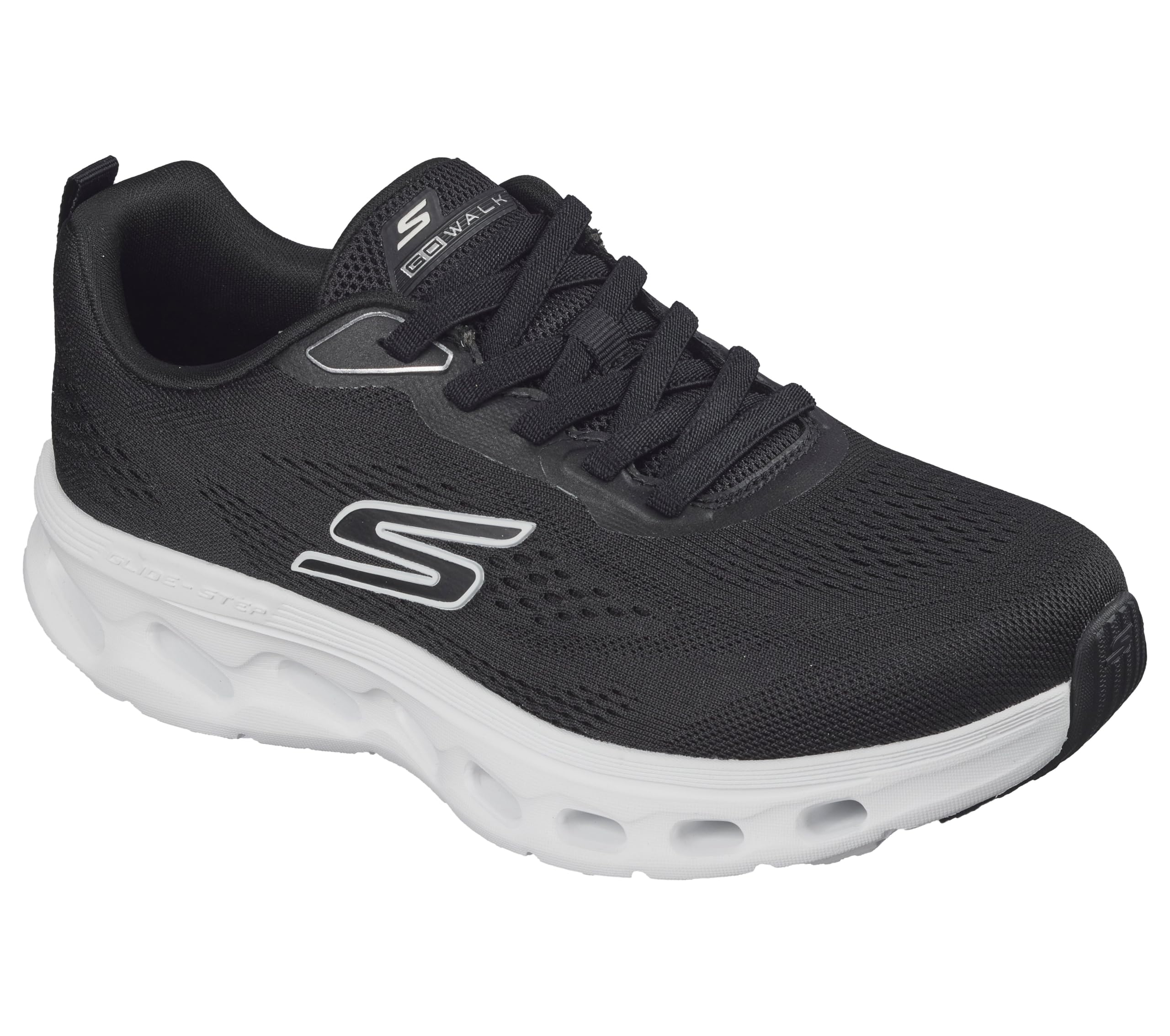 Skechers Go Walk Glide Step 2.0 Kristee Sneaker für Damen, Schwarz/Weiß, 39.5 EU – Ansicht 4