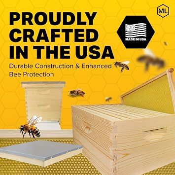 Mann Lake Complete Hive Kit Combo, 10 Frame Unpainted
