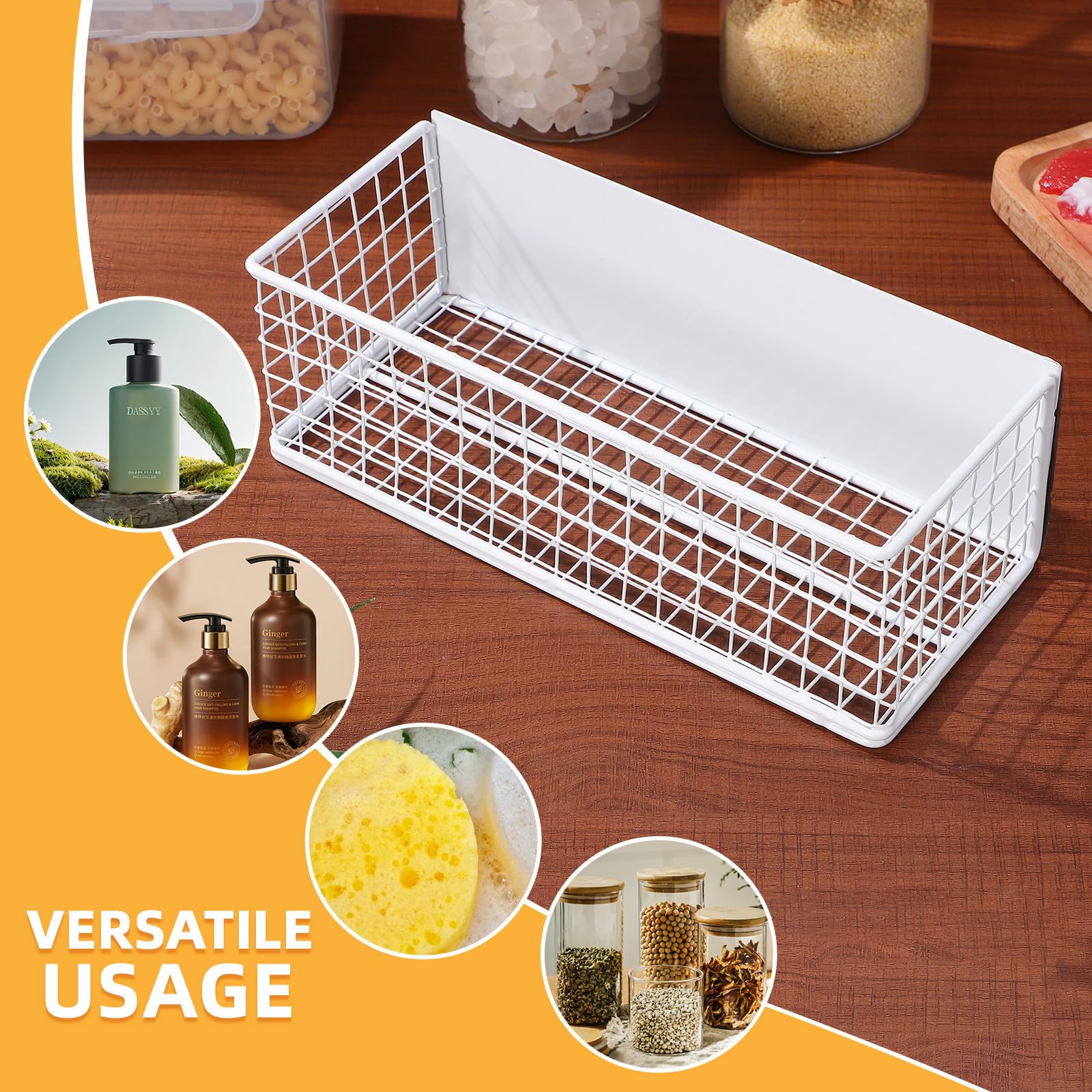 Kichvoe Organizador Magnético para Refrigerador, Estante de Especias