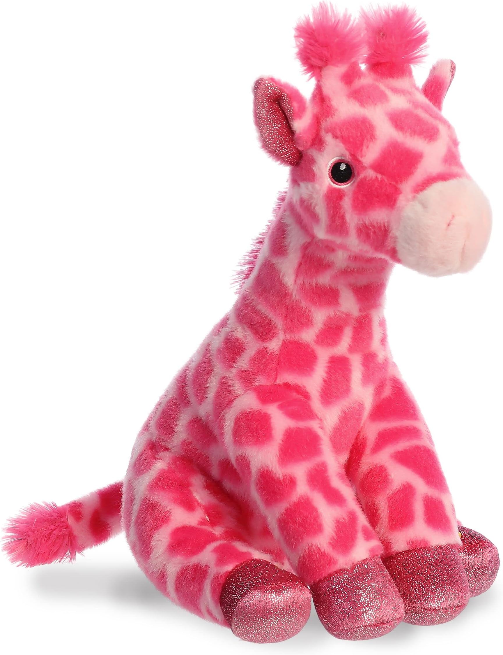 Adventurous Destination Nation™ Giraffe Stuffed Animal - Global Exploration - Learning Fun - Pink 11.5 Inches