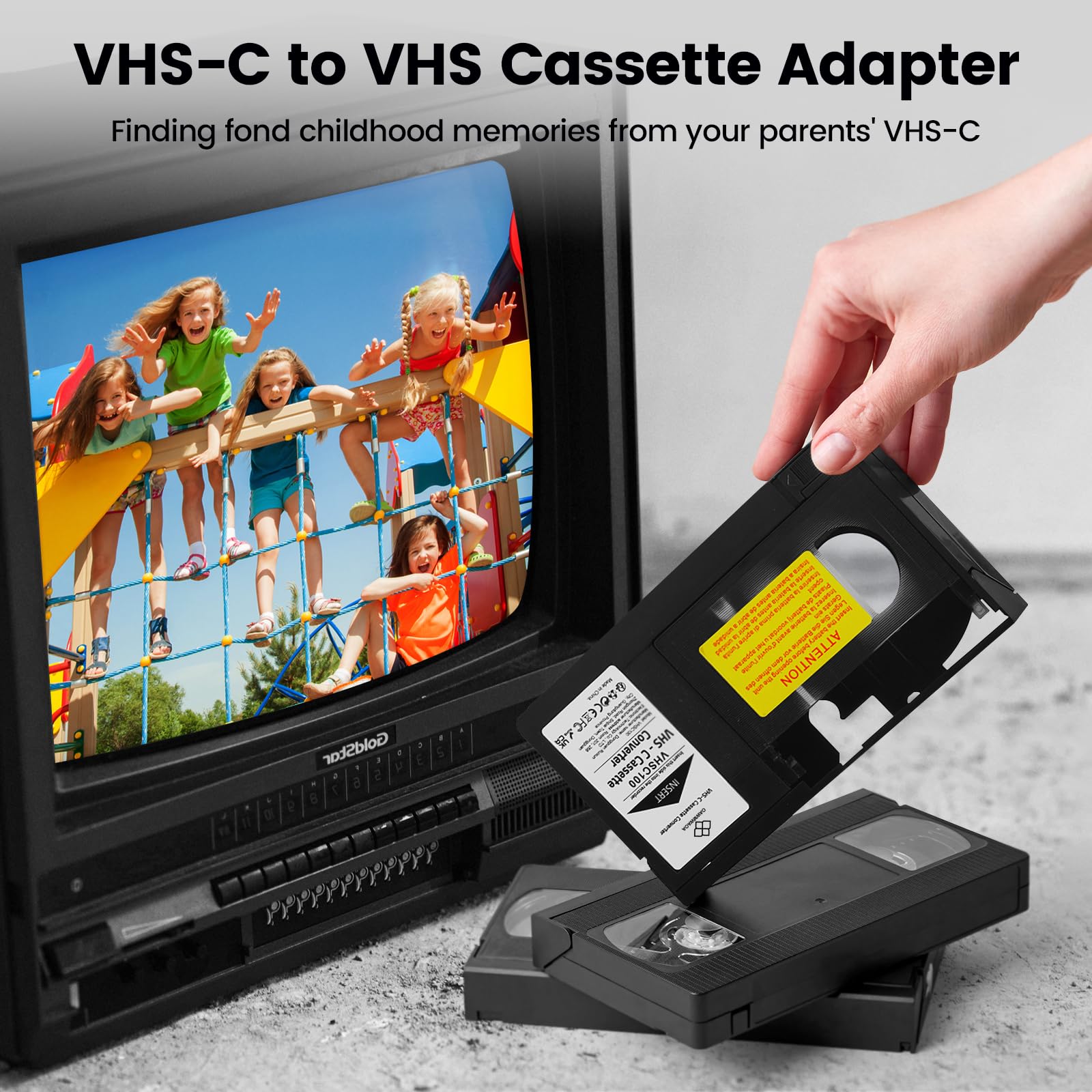 Amazon | OAWMWAOA 電動VHS-C カセットアダプター 12mm SVHS VHS-C to