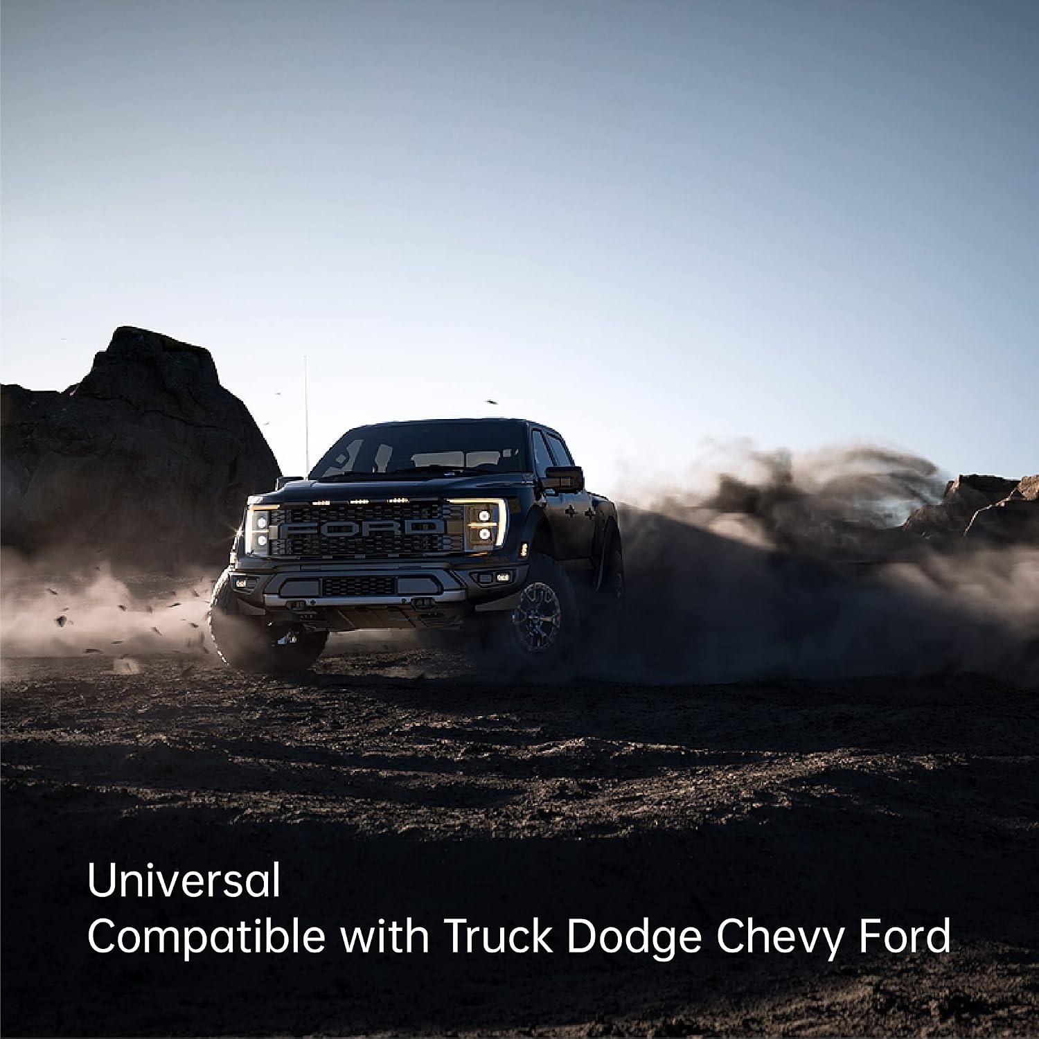 5'' Inch Turbo Dual Smoker Diesel Exhaust Stack T Pipe System with 2Pcs 5" Inlet 8" Outlet Sliver Stainless Steel Miter Cut Diesel Smoker Stack Tips(5" ID Inlet 36" Long With Clamps) Universal